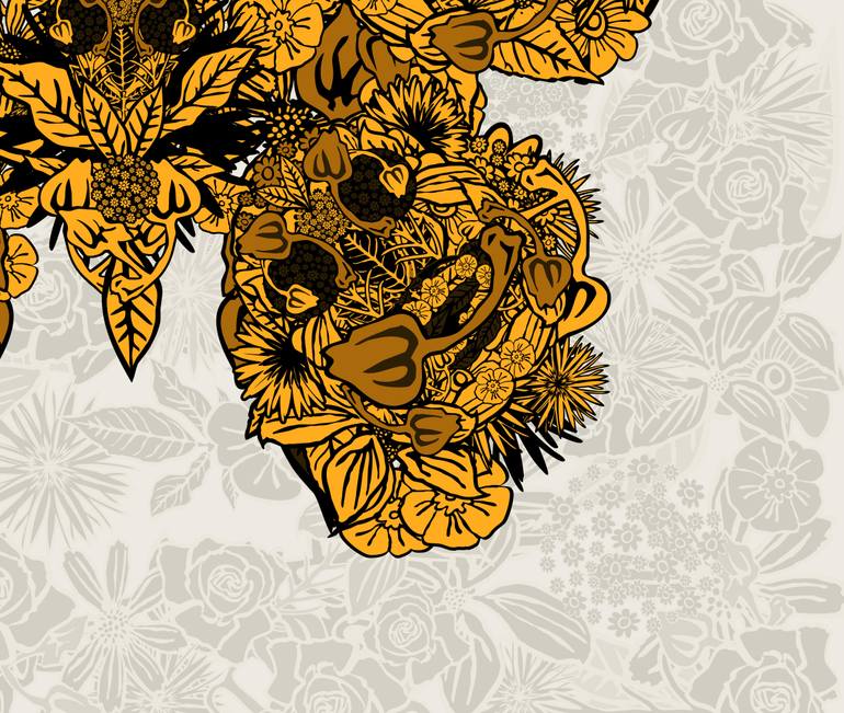 Original Abstract Nature Printmaking by Czar Catstick