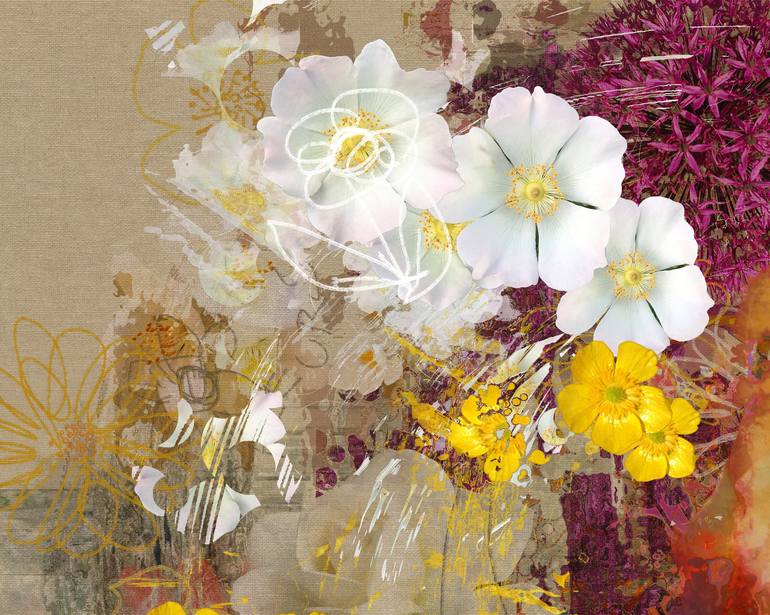 Original Art Deco Floral Digital by Czar Catstick