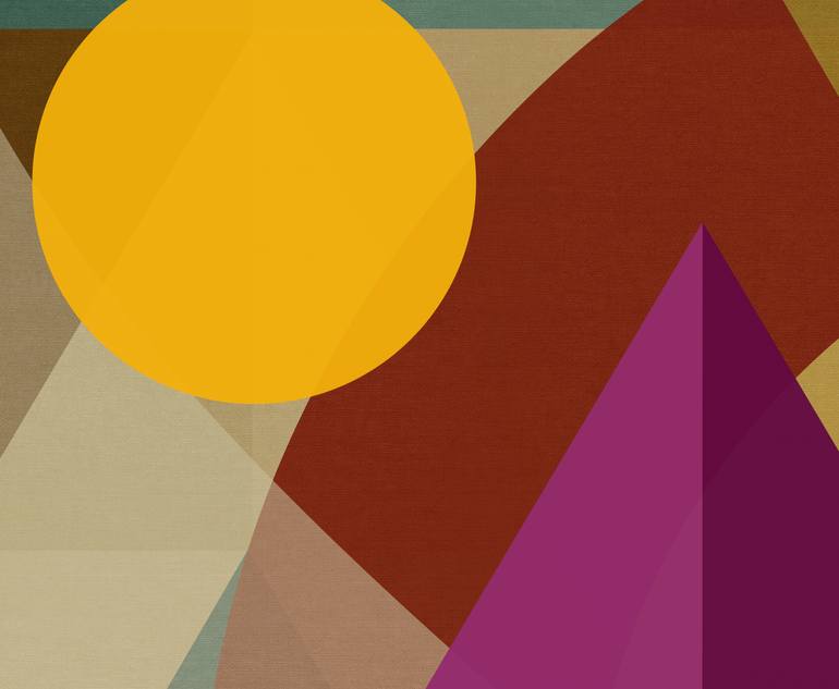 Original Abstract Geometric Digital by Czar Catstick