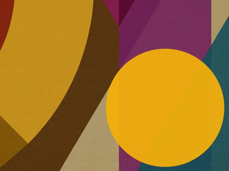 Original Abstract Geometric Digital by Czar Catstick