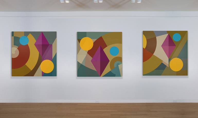 Original Abstract Geometric Digital by Czar Catstick