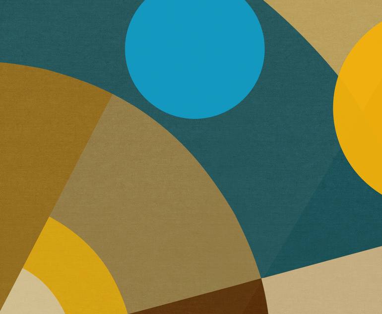 Original Abstract Geometric Digital by Czar Catstick