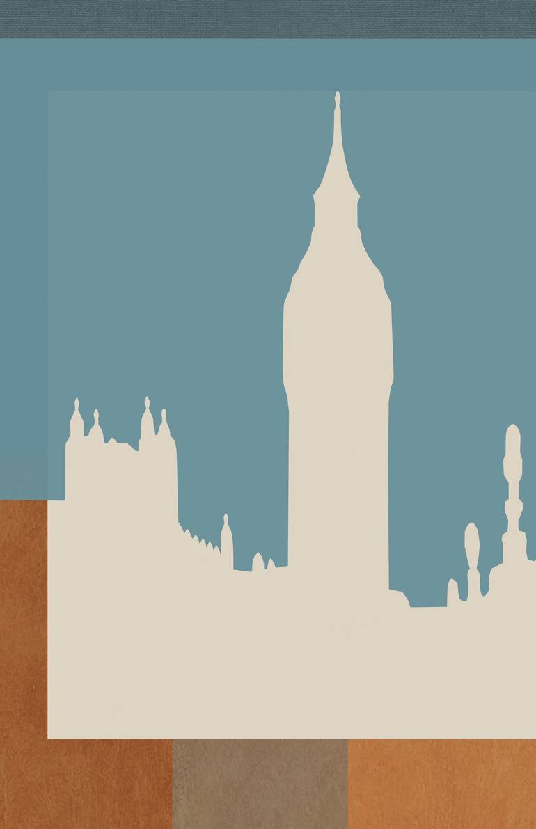 Original Abstract Cities Digital by Czar Catstick