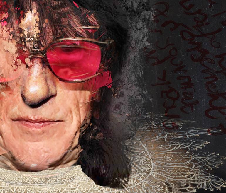 Original Abstract Expressionism Pop Culture/Celebrity Digital by Czar Catstick