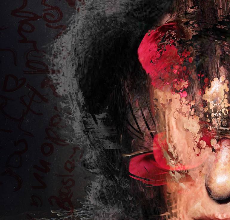 Original Abstract Expressionism Pop Culture/Celebrity Digital by Czar Catstick