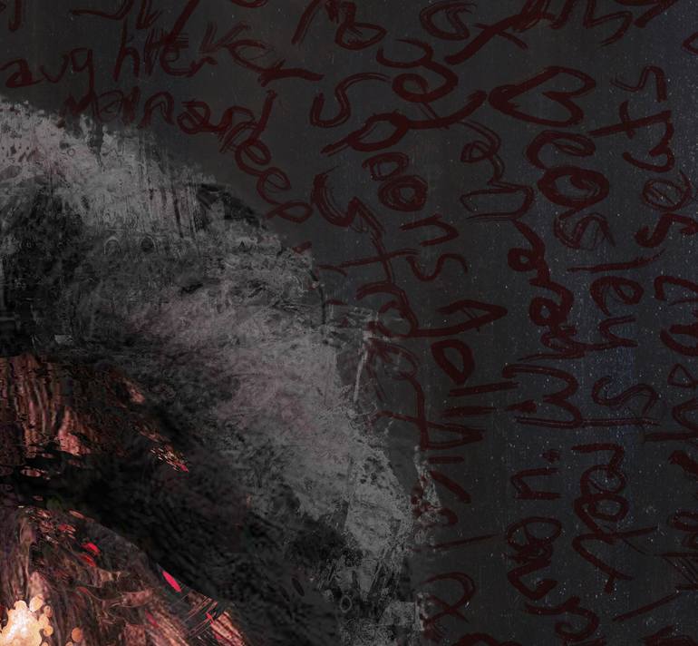 Original Abstract Expressionism Pop Culture/Celebrity Digital by Czar Catstick