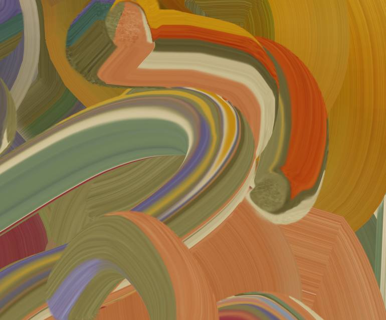 Original Abstract Expressionism Abstract Digital by Czar Catstick