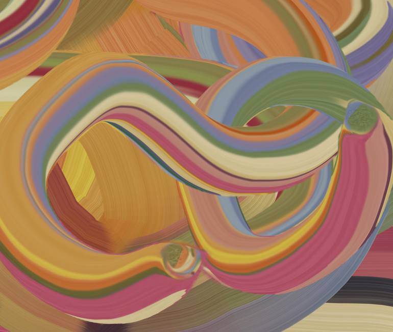 Original Abstract Expressionism Abstract Digital by Czar Catstick