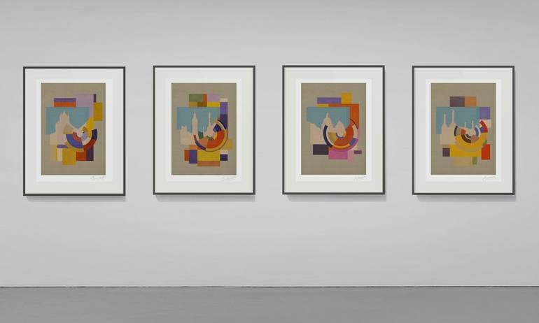 Original Abstract Cities Digital by Czar Catstick