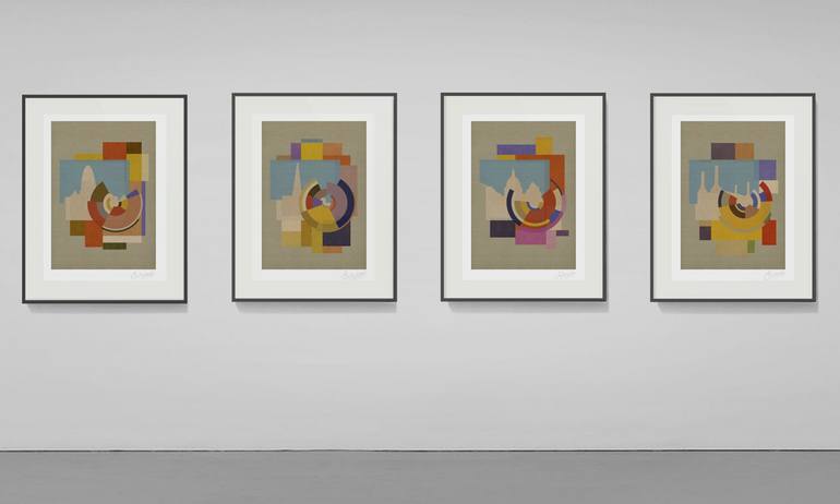 Original Abstract Cities Digital by Czar Catstick