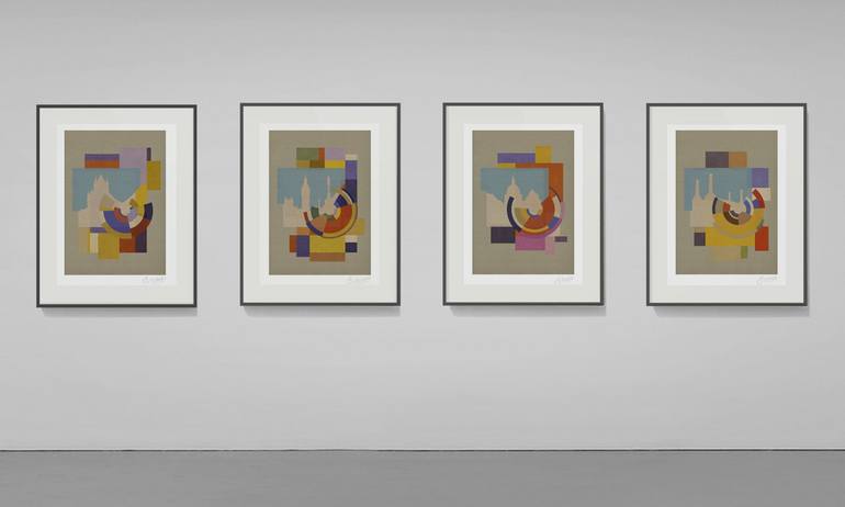 Original Abstract Cities Digital by Czar Catstick