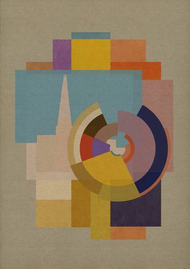 Print of Art Deco Cities Digital by Czar Catstick