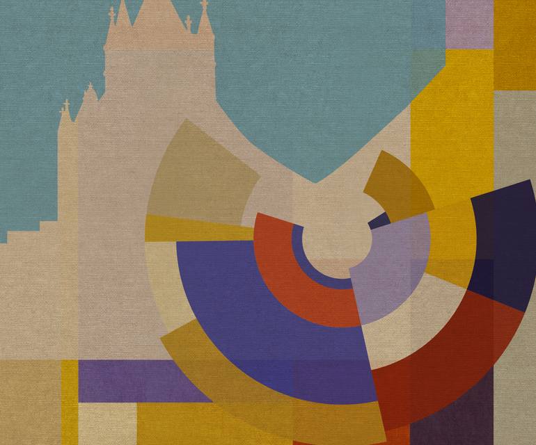 Original Abstract Cities Digital by Czar Catstick