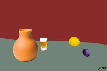 Original Conceptual Still Life Collage by Johannes Beilharz