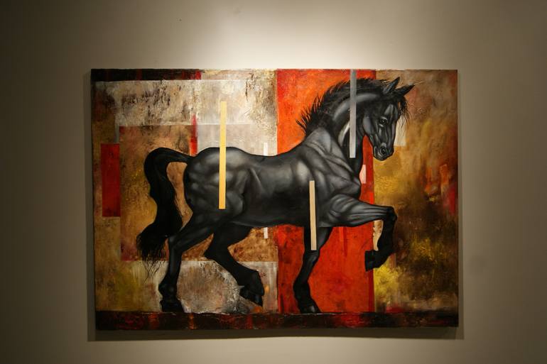 Original Realism Animal Painting by Carlos Cardona