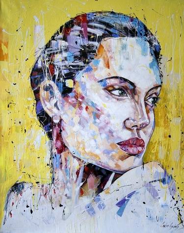 Print of Abstract Pop Culture/Celebrity Paintings by carlos cardona