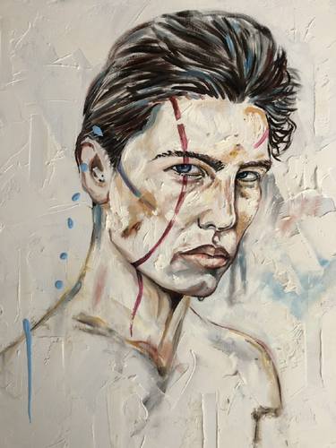 Original Figurative Portrait Paintings by carlos cardona