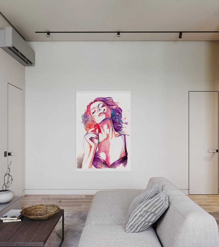 Original Contemporary Women Painting by Nevena Petrova