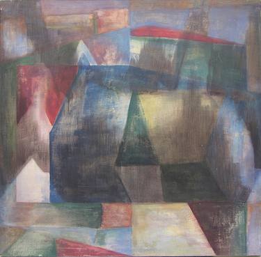 Original Cubism Abstract Paintings by Wilfrid cissou