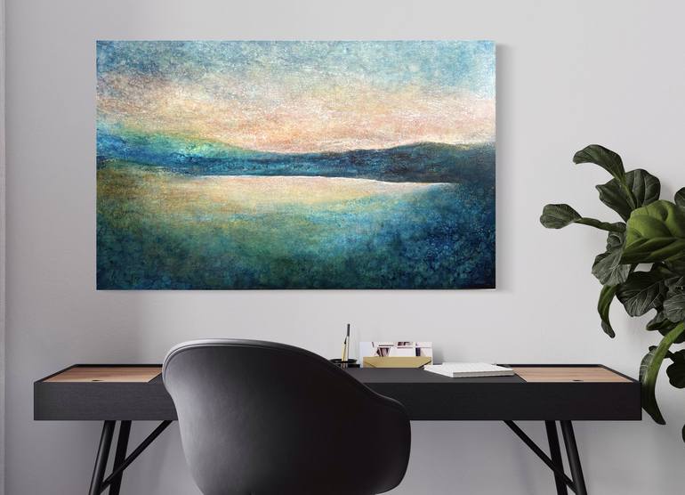 Original Abstract Landscape Painting by Lori Latham