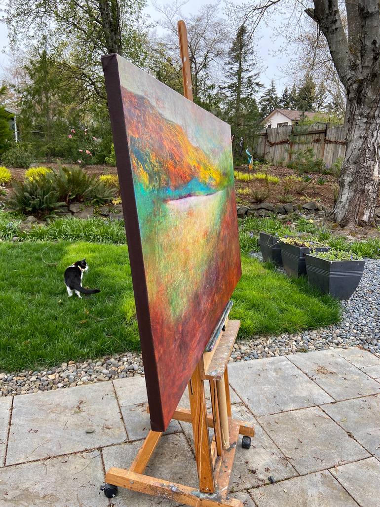 Original Abstract Landscape Painting by Lori Latham