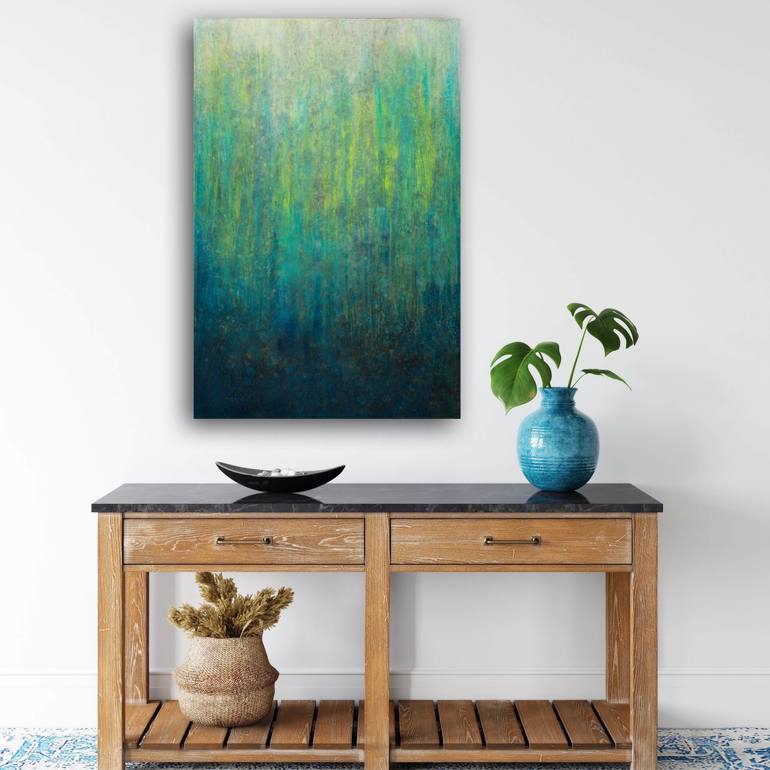 Original Modernism Abstract Painting by Lori Latham