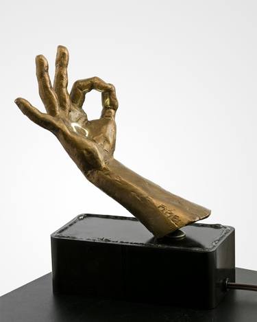 Mudra of Expansion, Bronze with Electricity thumb