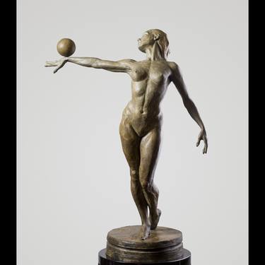 Original Figurative Nude Sculpture by Paige Bradley