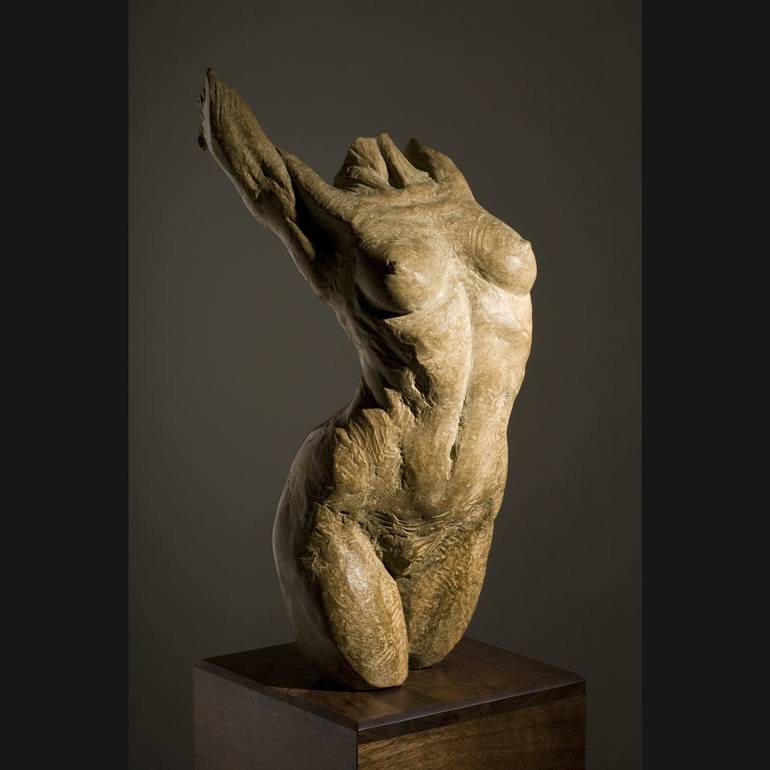 Original Figurative Nude Sculpture by Paige Bradley