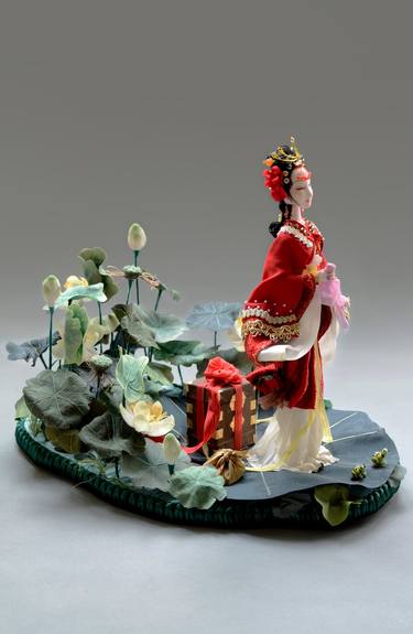 Original World Culture Sculpture by Zora Yin