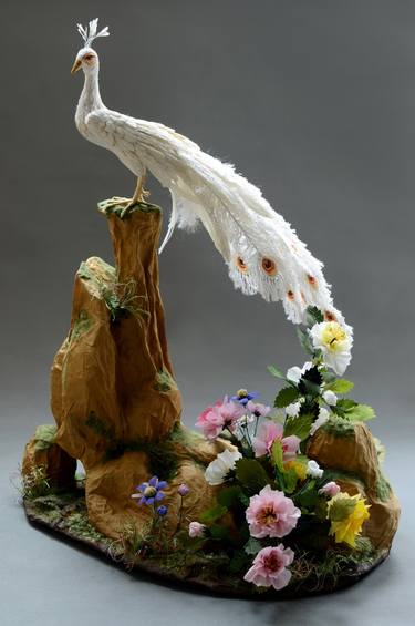 The Birds (6 pieces) - White peacock thumb