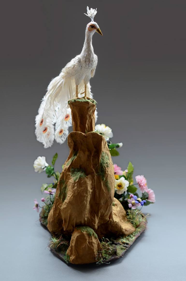 Original Folk Animal Sculpture by Zora Yin