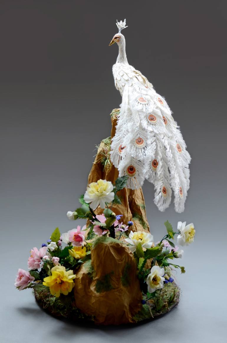 Original Folk Animal Sculpture by Zora Yin