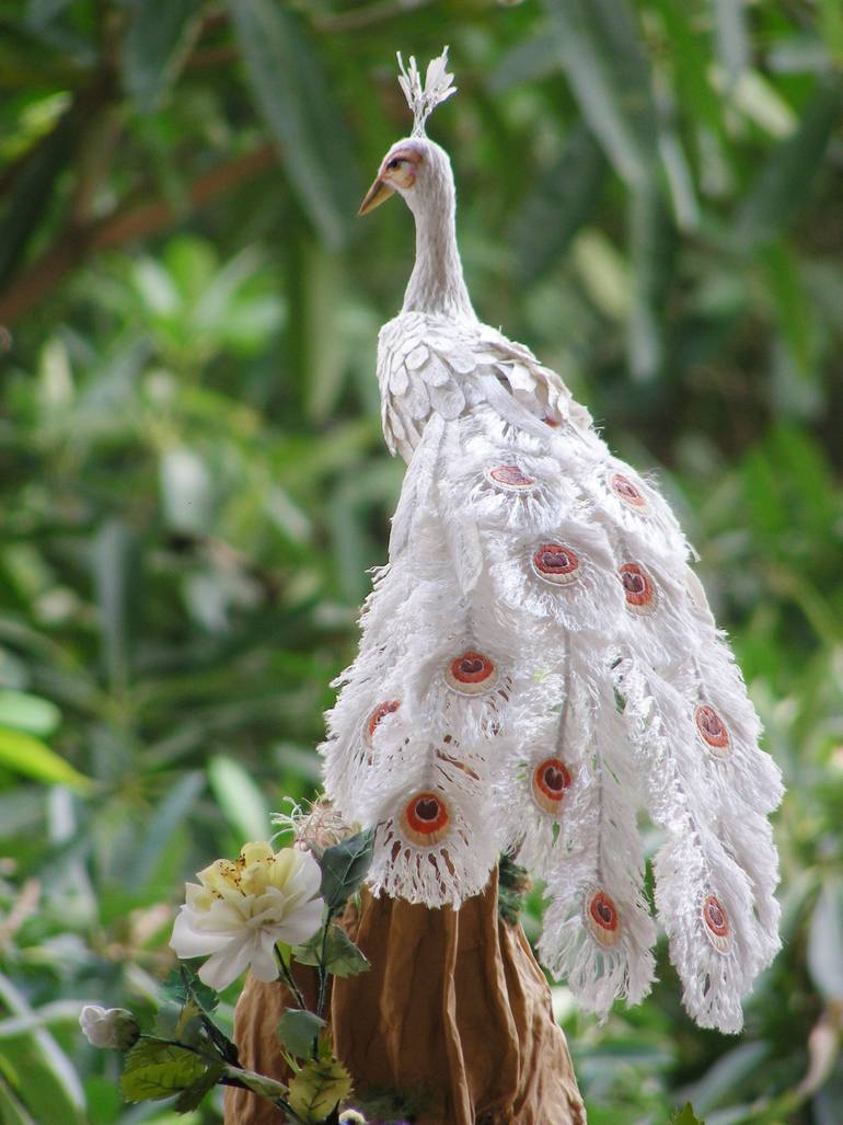 Original Folk Animal Sculpture by Zora Yin