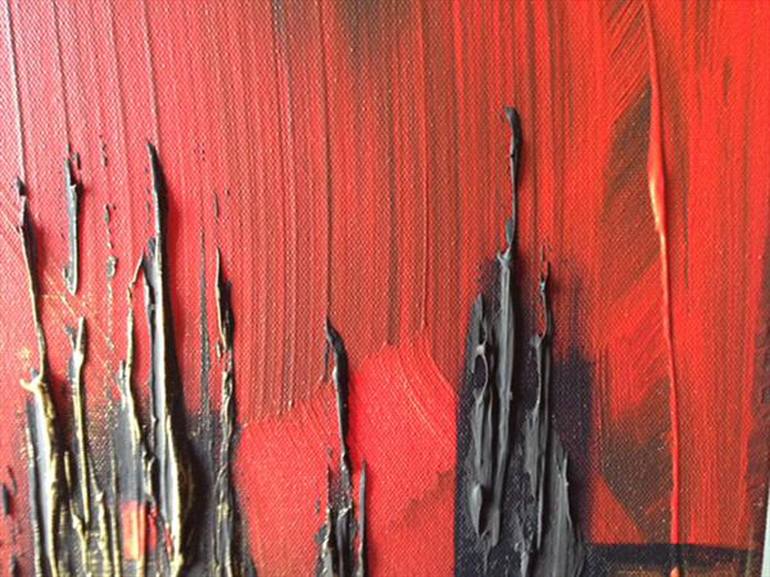 Original Abstract Cities Painting by Tracey Rowan