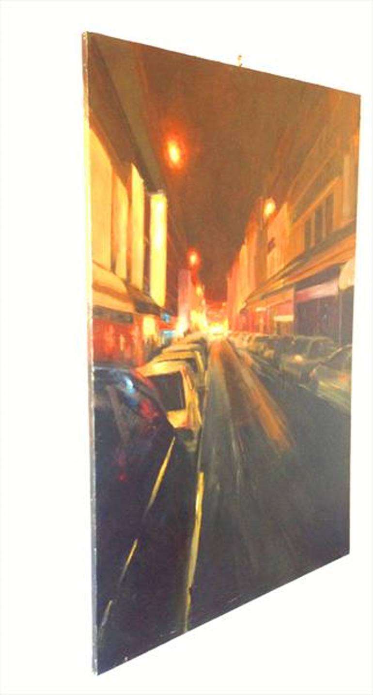 Original Fine Art Cities Painting by Tracey Rowan