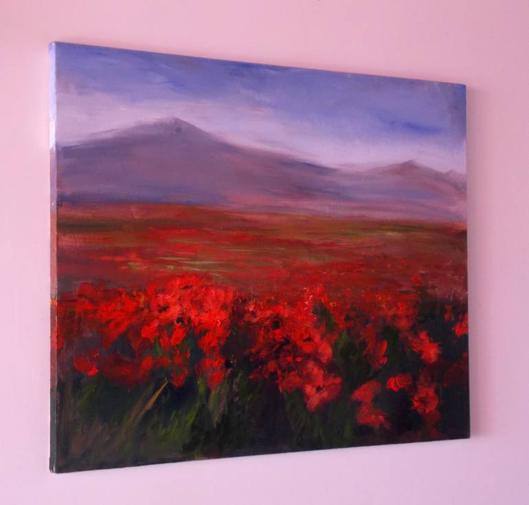 Original Floral Painting by Tracey Rowan