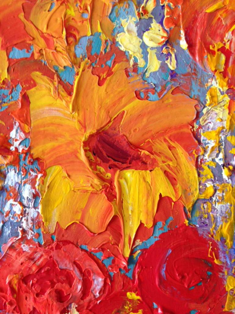 Original Floral Painting by Tracey Rowan