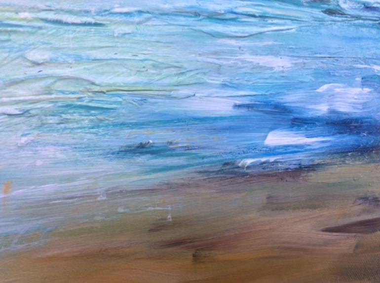 Original Abstract Expressionism Seascape Painting by Tracey Rowan