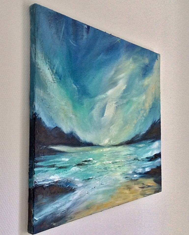 Original Abstract Expressionism Seascape Painting by Tracey Rowan