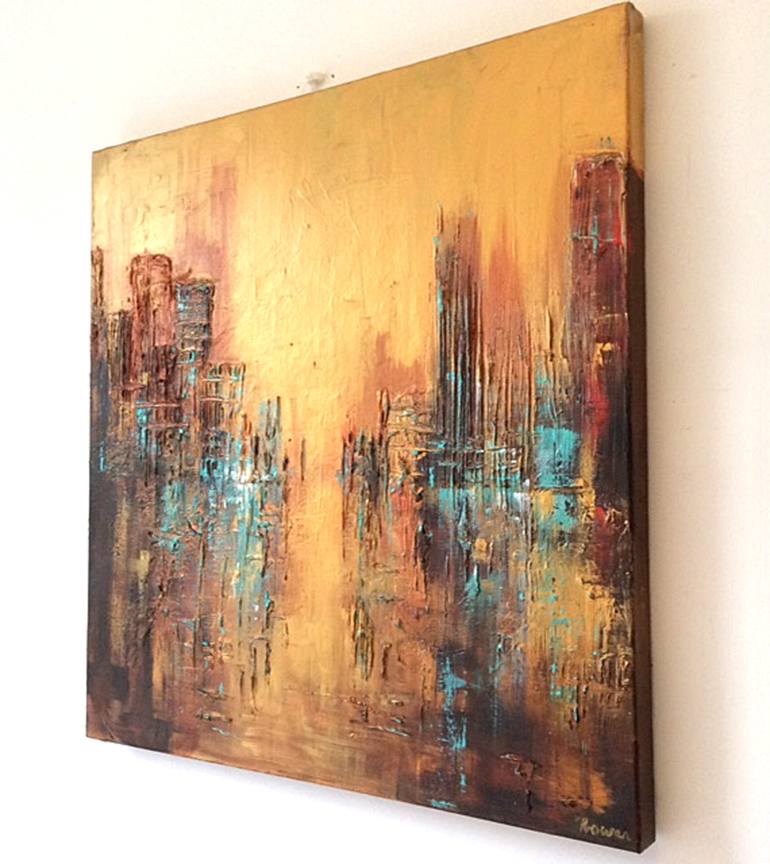 Original Fine Art Abstract Painting by Tracey Rowan