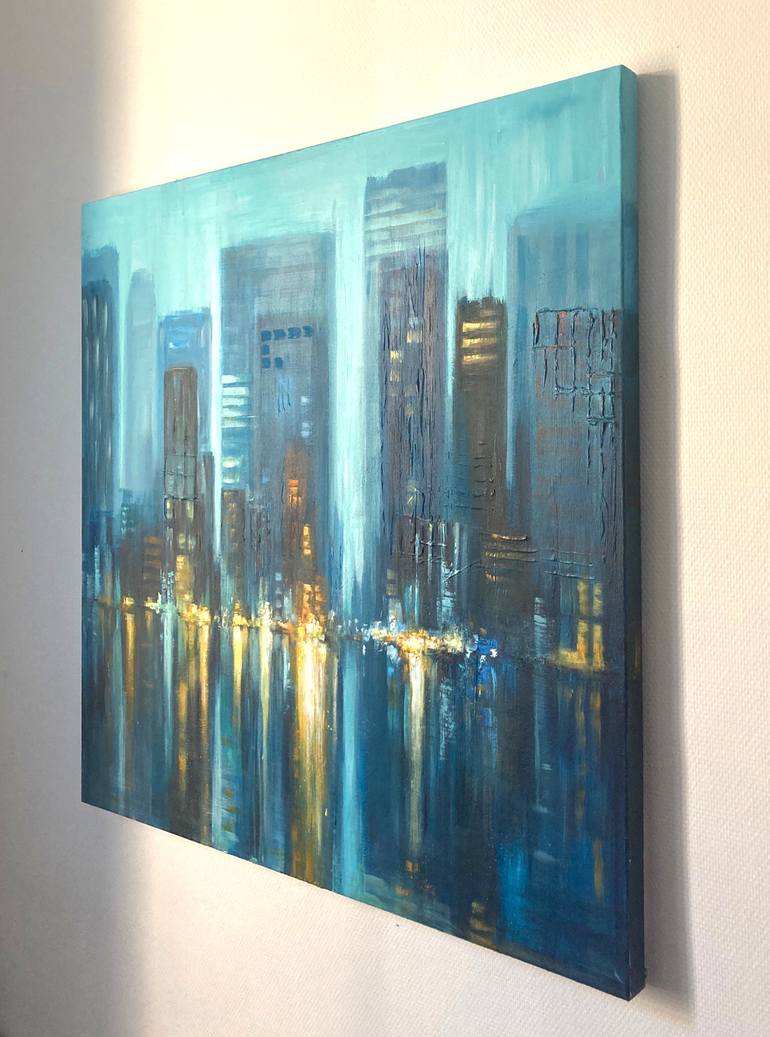 Original Fine Art Abstract Painting by Tracey Rowan