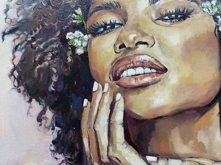 Original Portrait Painting by Dani Bergson