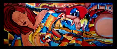 Original Figurative People Painting by Bruno Netto