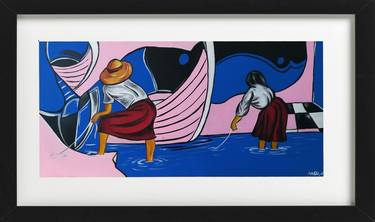 Original Figurative Boat Painting by Bruno Netto