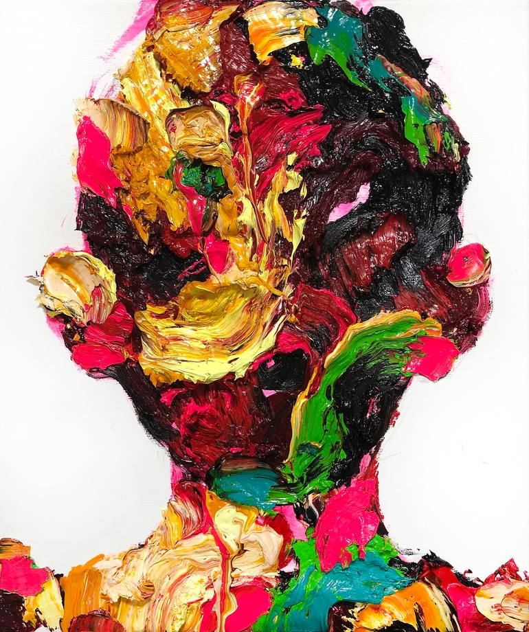 Print of Abstract Expressionism People Paintings by Kwangho Shin