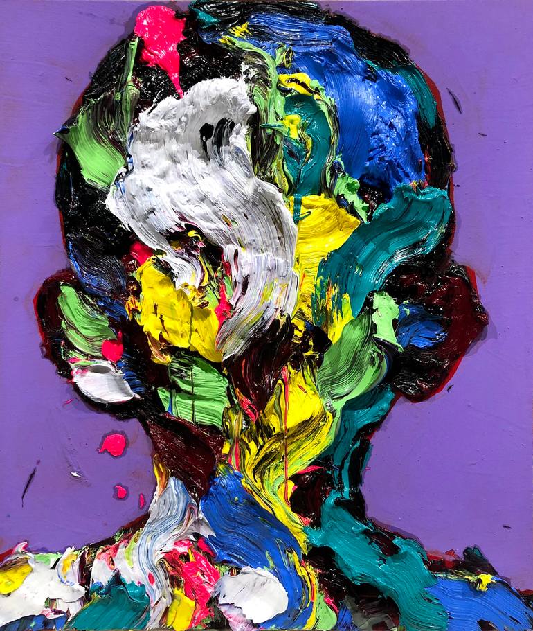 Print of Abstract Expressionism People Paintings by Kwangho Shin
