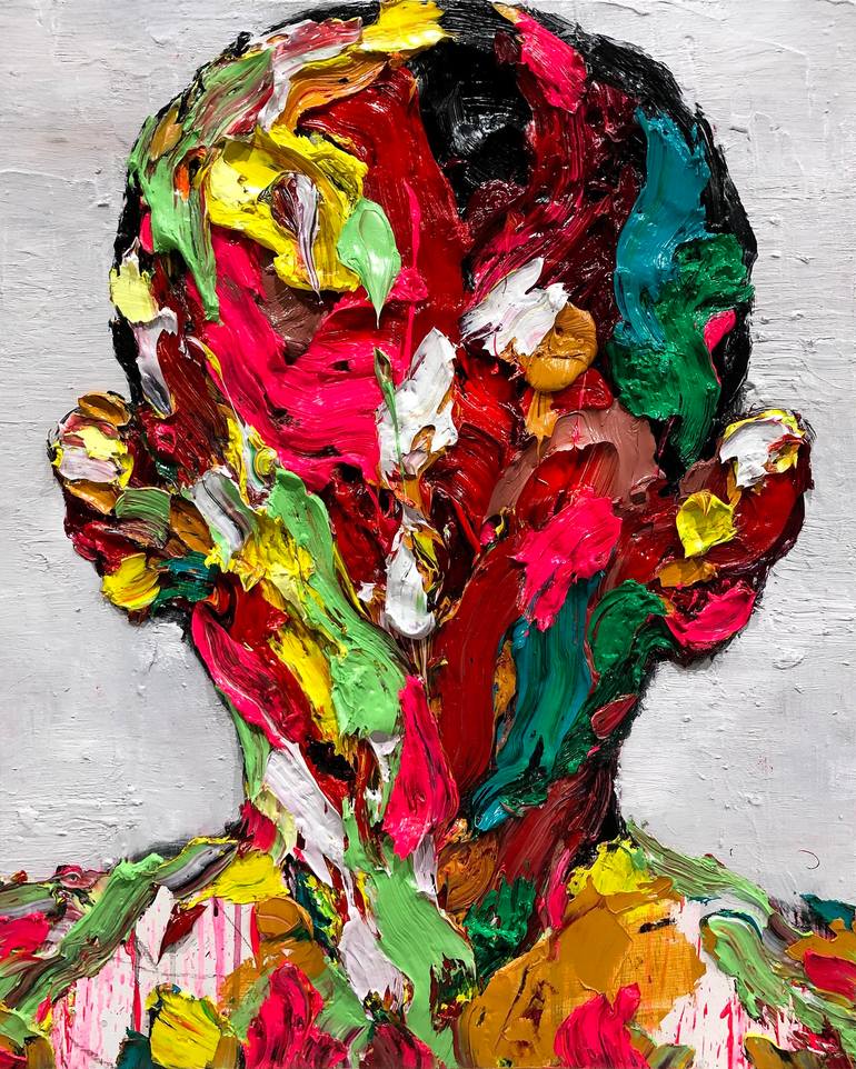 Print of Abstract Expressionism People Paintings by Kwangho Shin