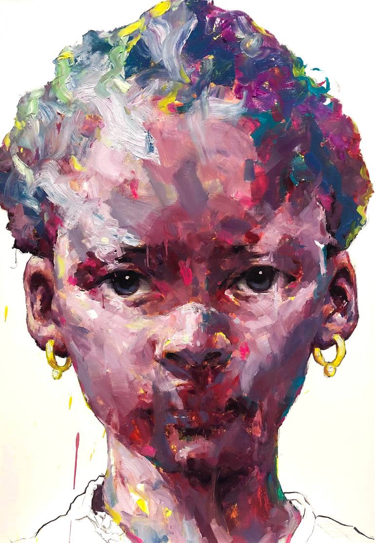 Print of Abstract Expressionism People Paintings by Kwangho Shin