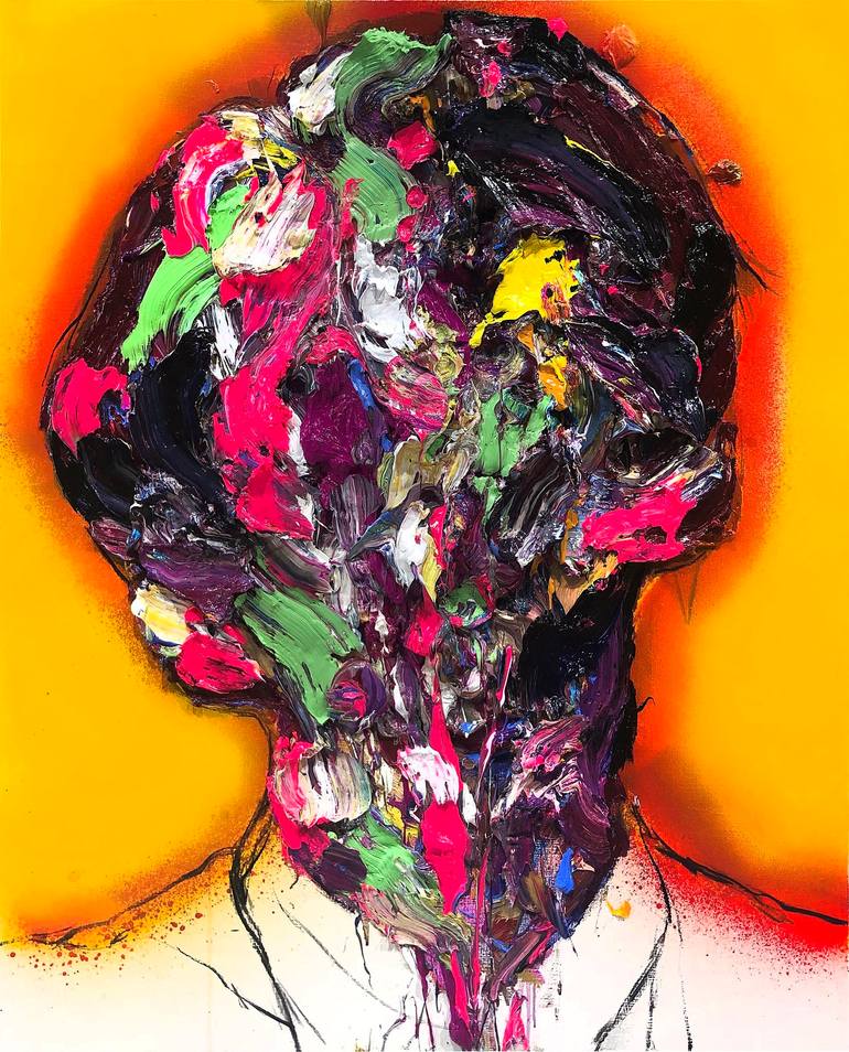 Print of Abstract Expressionism People Paintings by Kwangho Shin